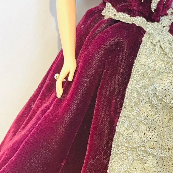 Barbie Millennial Princess Doll in Burgundy Gown. RARE - Picture 6 of 8